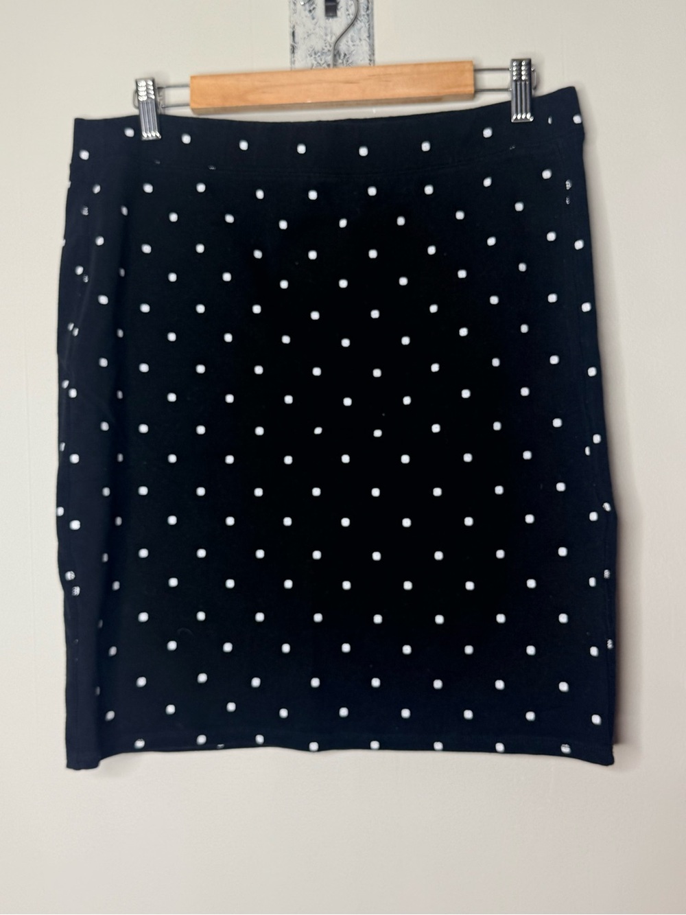 Old Navy  Polka Dot squares pencil Skirt - Black & White